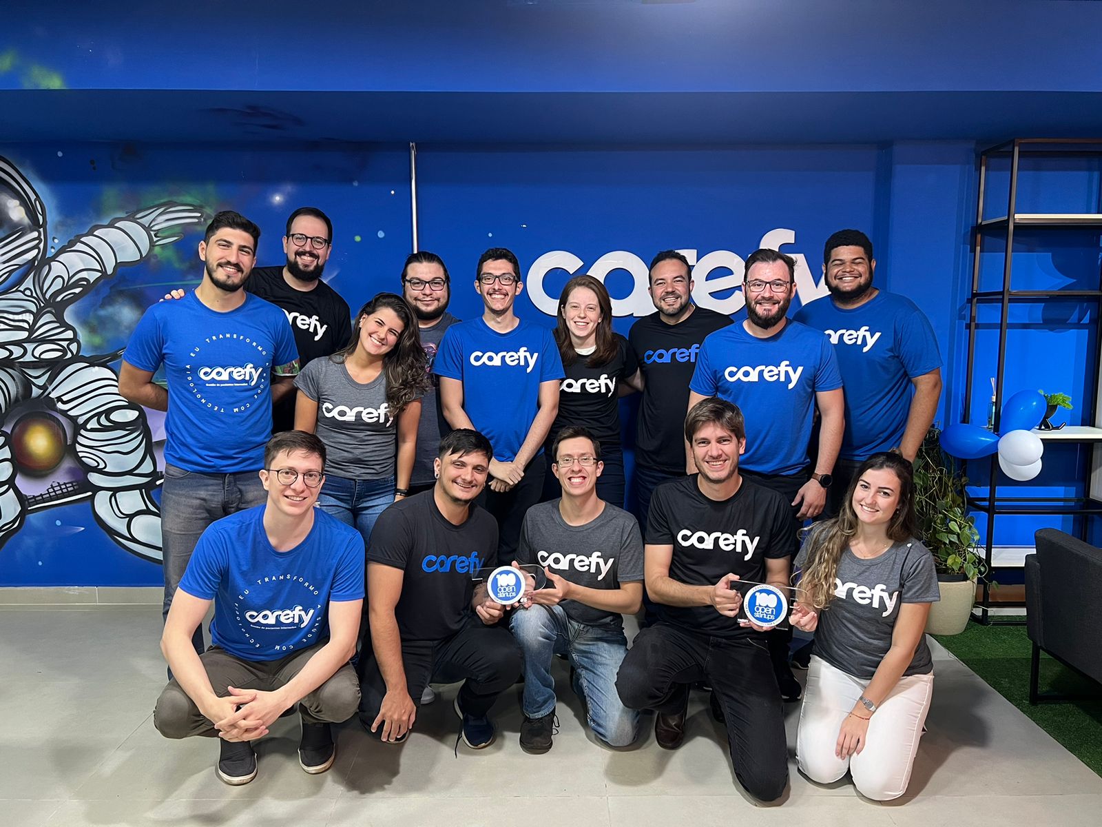 Carefy é premiada pela terceira vez no 100 Open Startups